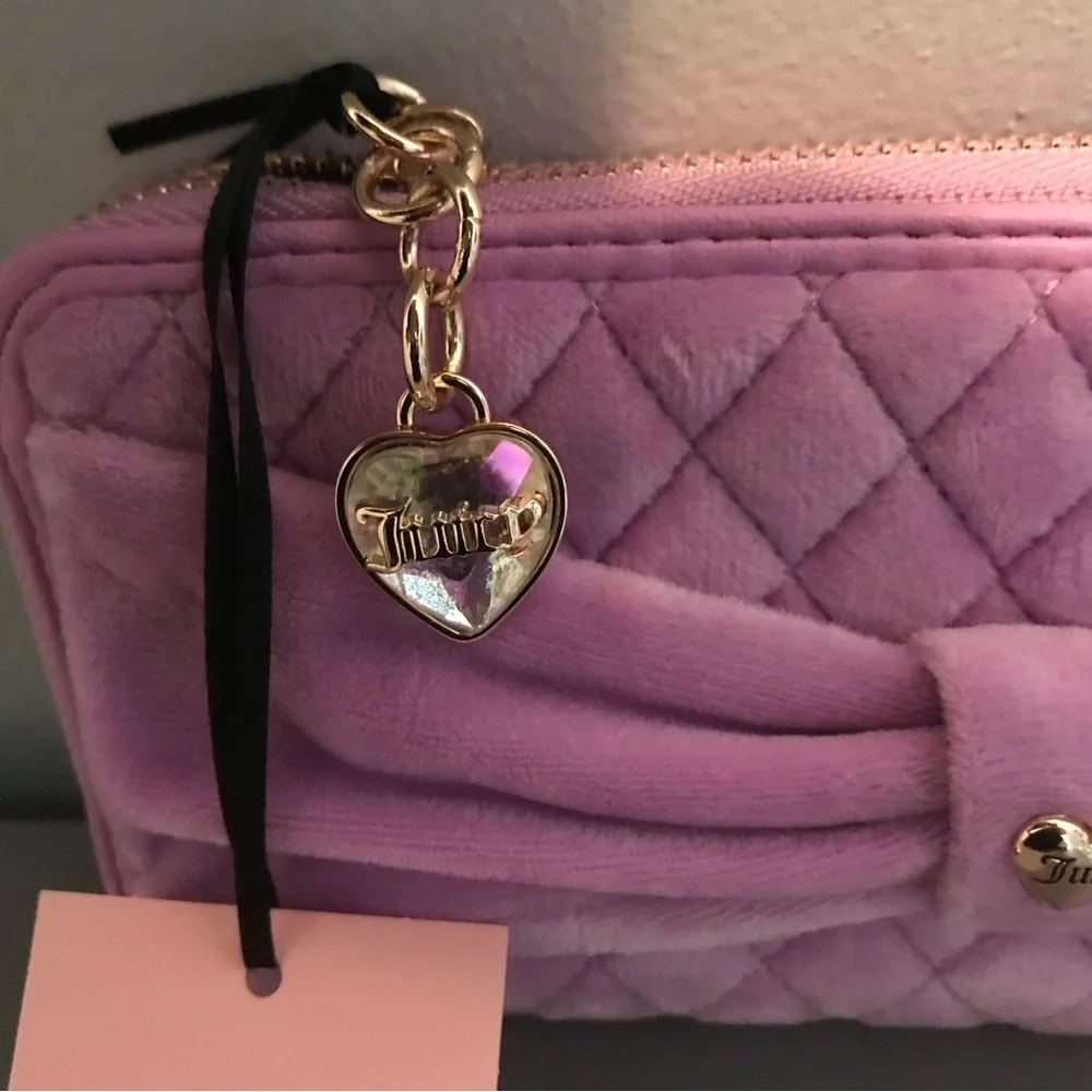 Juicy Couture Purple Quilted Wallet